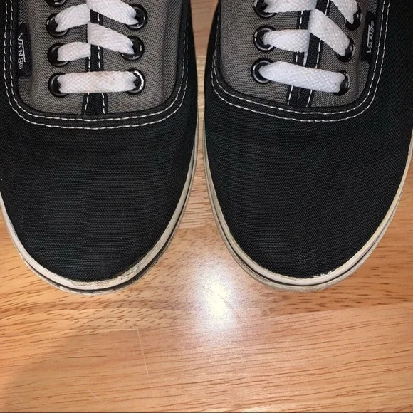 Vans Grey and Black Lace Classics Mens Size 7 - Picture 4 of 7